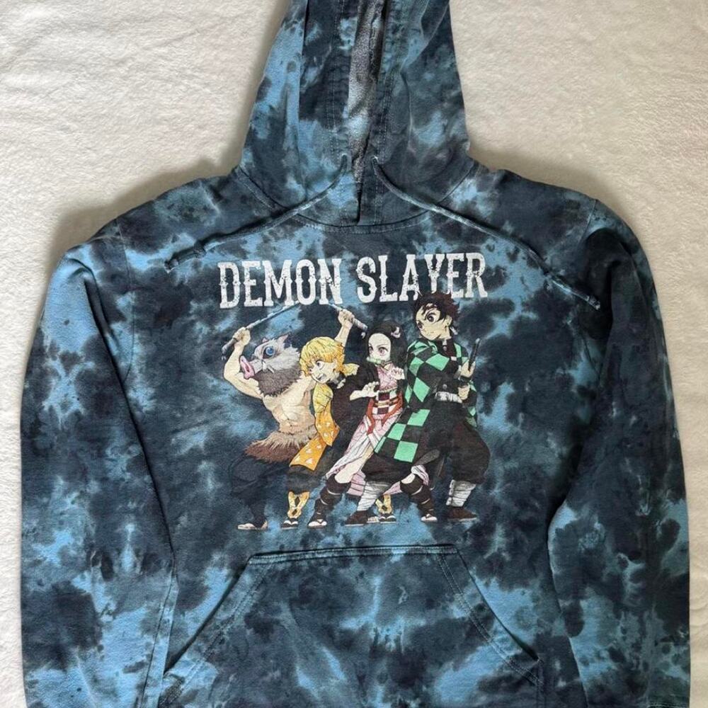 The demon slayer tie dye pullover